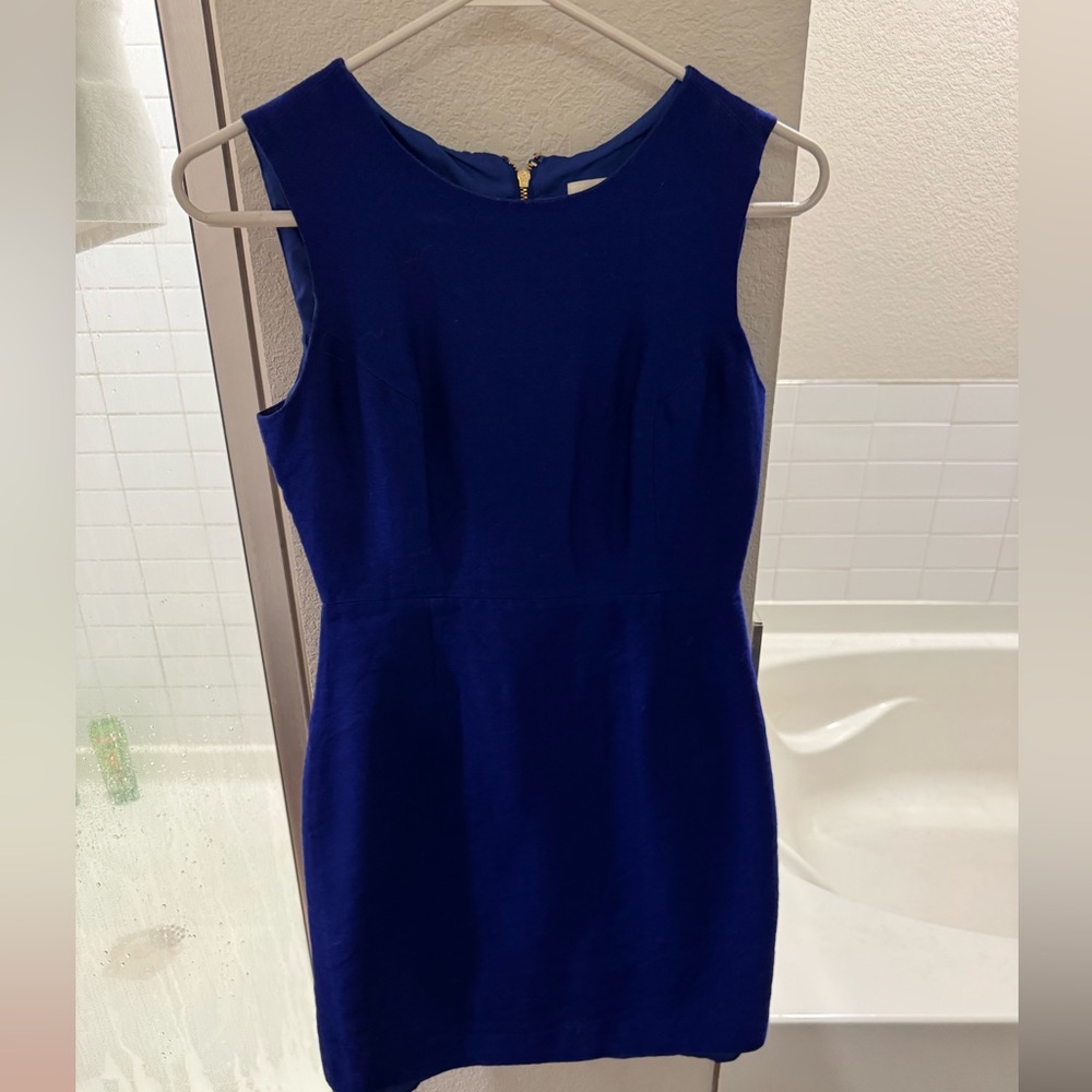 Kate Spade Royal Blue Midi Dress